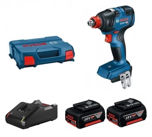 УДАРНИЙ КЛЮЧ BOSCH GDX 18V-200 2x4.0Ah 200Nm L-CASE