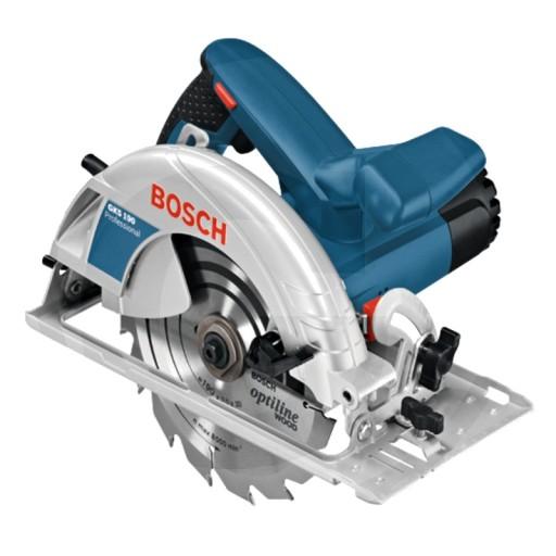 Дисковая пила BOSCH GKS 190, 1400 Вт, 70 мм, 56°,