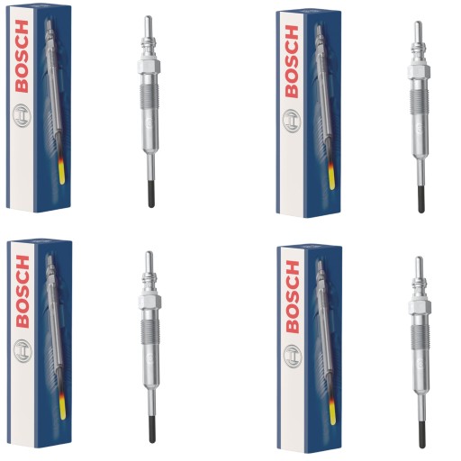 0 250 - Свічки розжарювання bosch a3 a4 b7 ibiza 6j leon fabia ii octavia ii passat b6