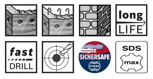 Свердло BOSCH SDS-MAX 45/450/570 мм