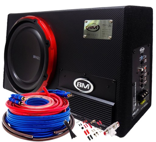 BOSCHMANN STRONG ACTIVE BASS BOX САБВУФЕР 1800 SUPER BASS SLIM