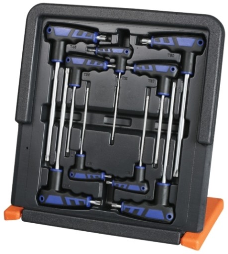 BOXO НАБОР КЛЮЧЕЙ TORX T - ТИПА С РУЧКОЙ 9 EL.