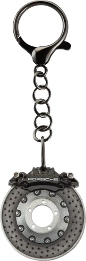 БРЕЛОК ДЛЯ БРЕЛОК PORSCHE, ТОРМОЗНОЙ ДИСК, ЧЕРНЫЙ
