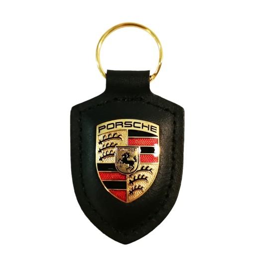 БРЕЛОК С ЭМБЛЕМОЙ PORSCHE, ЧЕРНЫЙ