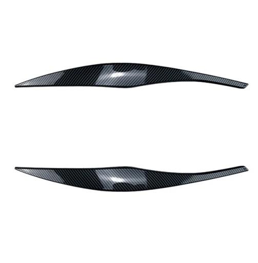 Бровки передних фонарей CARBON BMW E90 E91
