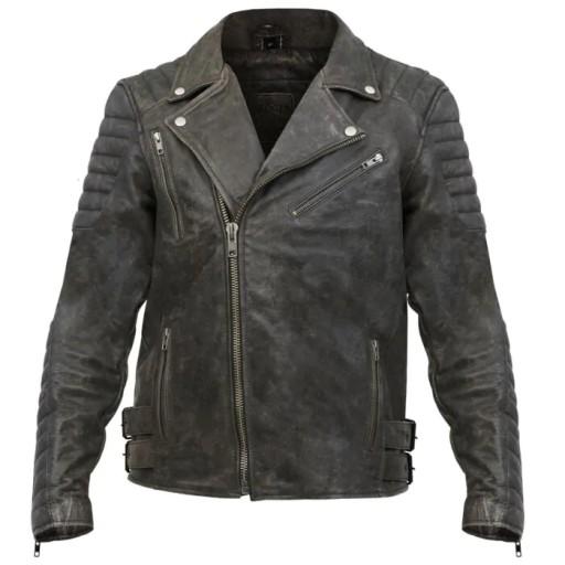 ШКІРЯНА КУРТКА BROGER CLASSIC MOTOCYCLE RAMONES OHIO VINTAGE BROWN 5XL