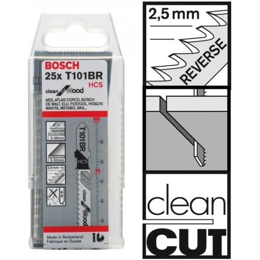 ПОЛОТНО ДЛЯ ЛОБЗИКА T101BR, 25 ШТ