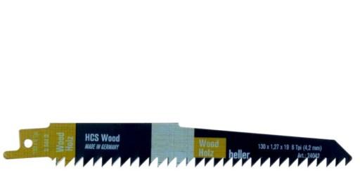 ПИЛКА HELLER HCS ПО ДЕРЕВІНУ 1,27 х 19 х 130 мм 5 шт.