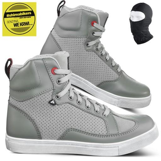 МОТОЦИКЛЕТНЕ ВЗУТТЯ | SHIMA SX-2 LADY GREY | КОРОТКІ ЖІНОЧІ КРОСІВКИ + БЕЗКОШТОВНІ ПОДАРУНКИ