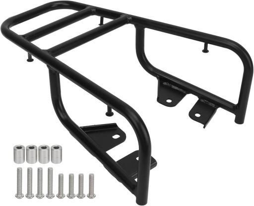 Задня багажна полиця мотоцикла, міцна багажна полиця із залізною трубою для