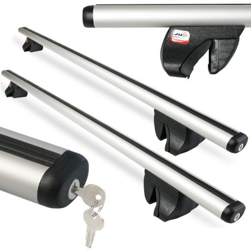 505 - Універсальний багажник на дах для рейлінгів ALU