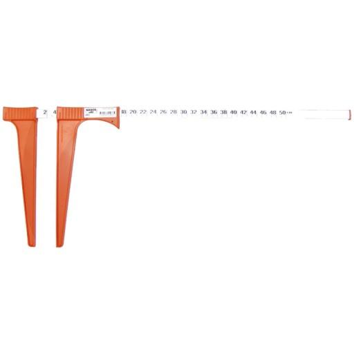 Bahco Діаметр 500 мм, алюміній, шкала в см, чорні цифри,