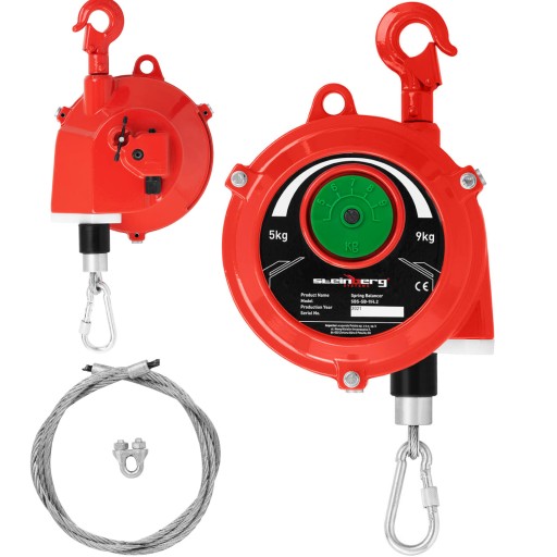 Пружинный тросовый балансир для инструментов 5–9 кг, 1,3 м.