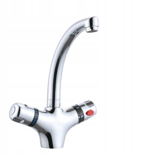 4100 - Термостатичний кран подвійний відкритий