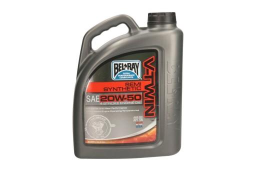 Масло моторное Bel-Ray V-Twin Полусинтетическое 20W50 4л
