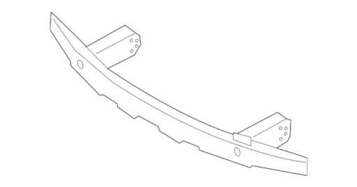 51117422220 - Балка переднього бампера bmw 3 g20 oe сша