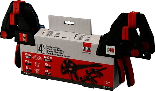 Bessey EZM - EZL-SET Набір з 4 одноручних затискачів