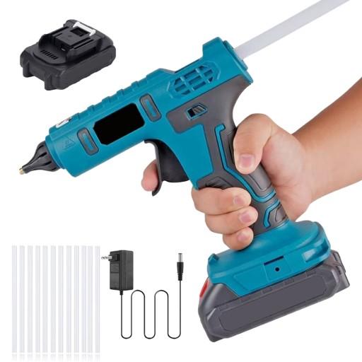 Акумуляторний гарячий пістолет з акумулятором ємністю 2,0 Аг і зарядним пристроєм