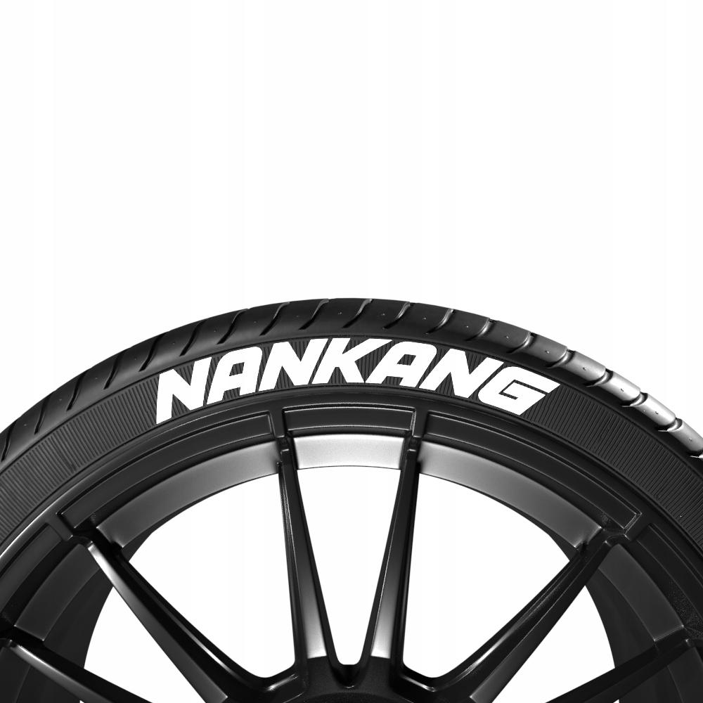 White inscriptions for Nankang tires (8 pieces)
