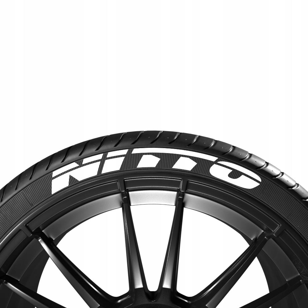 White inscriptions for NITTO tires (4 шт.)