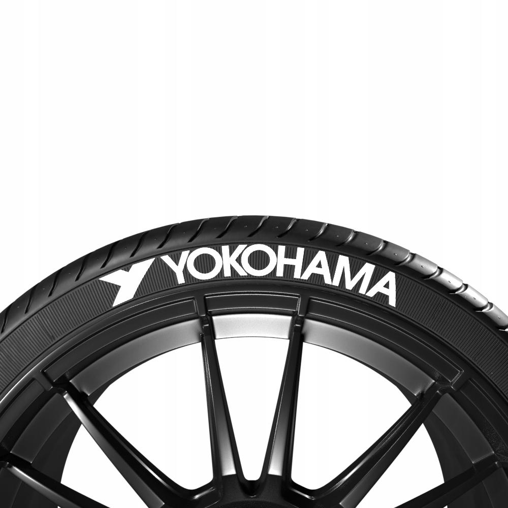 Белые надписи на шинах YOKOHAMA (4шт.)