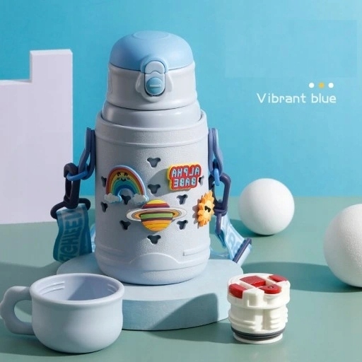 Пляшка для води для дівчинки з соломинкою