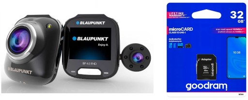 Автомобильная видеокамера Blaupunkt BP 4.0 +++ 32 ГБ