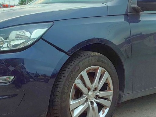 9802164380 , 9801947780 - Крило переднє ліве Peugeot 308 SW II T9 Navy Blue EKU EKUD Кронштейн