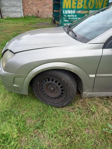 Błotnik lewy przedni Opel Vectra C kolor 158 GTC 2003r 1.8 benzyna - Крыло переднее левое Opel Vectra C цвет 158 GTC 2003 1.8 бензин