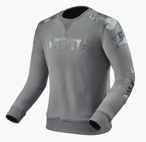 Светло-сірий мотоциклетний світшот REV'IT Whitby XL