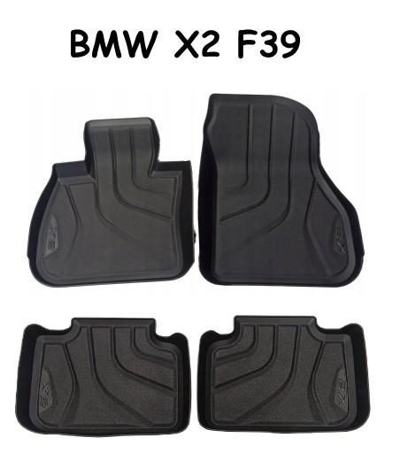 Килимки BMW X2 F39 гумові комплект 4 шт. НОВІ ОРИГ. 2464916