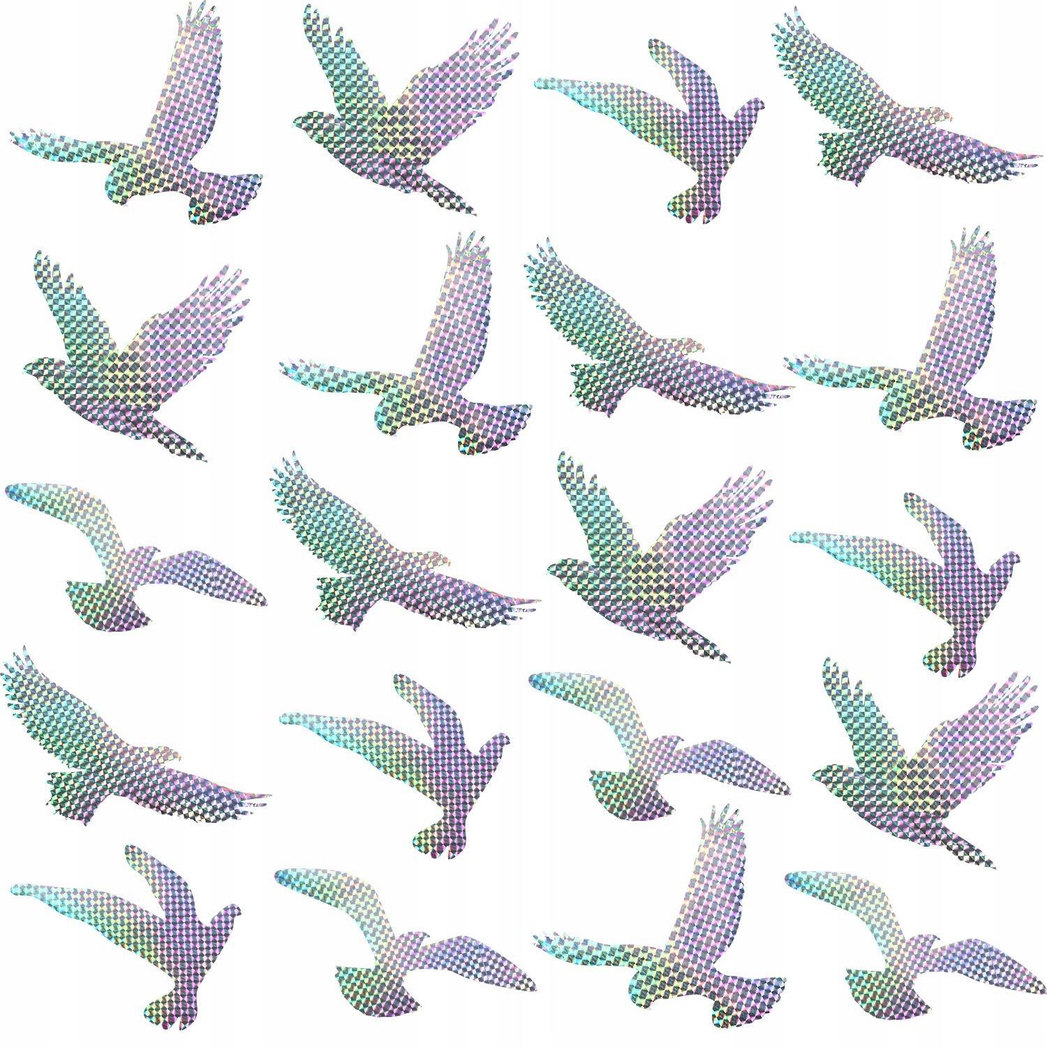 Boao 20 анти-зіткнення наклейки у формі птиці