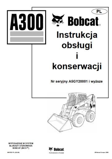 Bobcat A300 руководство пользователя DTR схемы