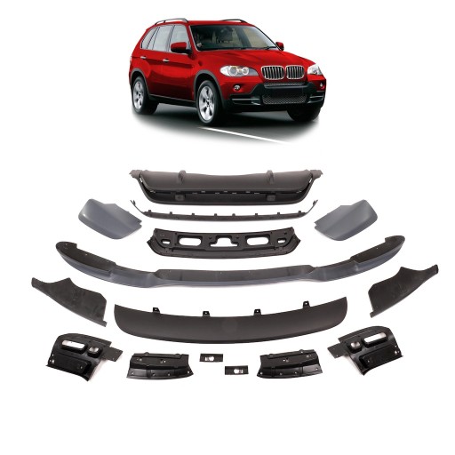 Обвес бампера обвес BMW X5 E70 2010 - 2013 аэродинамический стиль