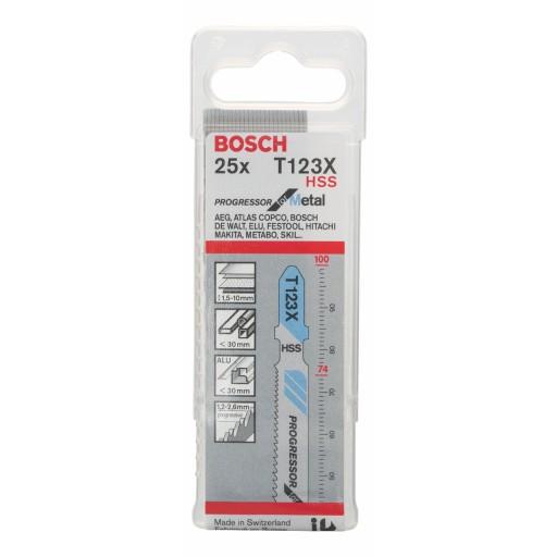 Лобзик Bosch 2608638474 T123X, серебристый