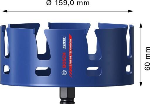 Кольцевая пила Bosch EXPERT Construction Material 159 мм