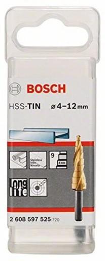 Ступенчатая дрель Bosch Professional HSS-TiN с