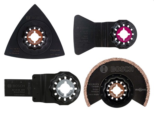 Набор принадлежностей Bosch GOP PMF Starlock, полотна для пилы по плитке, 4 шт.