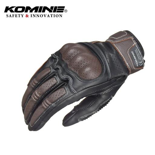 Коричневые летние мотоциклетные перчатки размера L