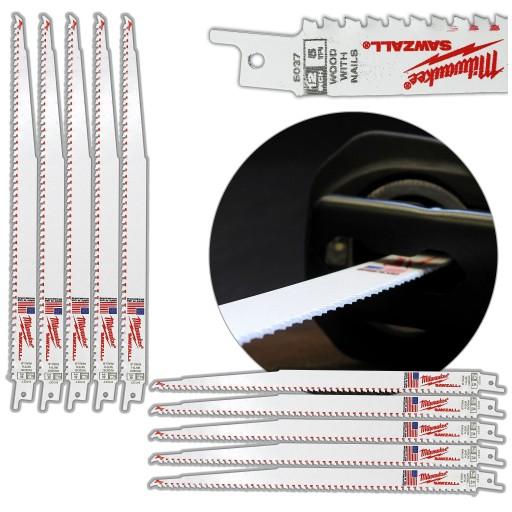 Полотно для пилки по дереву з цвяхами, віконна шабельна пила 230 мм, набір 10 шт