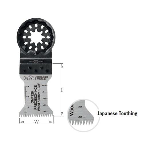 Пильний диск по дереву STARLOCK 35 мм CMT OMF126 яп