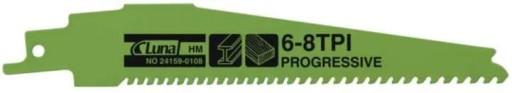 Полотна для сабельных пил с твердосплавными зубьями Luna Progressive