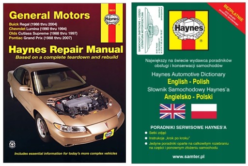 Buick Regal Chevrolet Lumina Olds Cutlass Pontiac Grand Prix FWD 88-07 24h