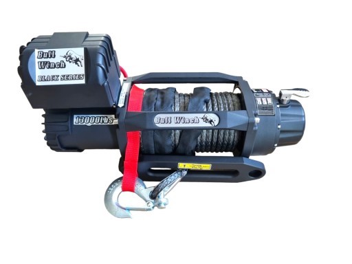 Лебедка BullWinch Black 13000lbs 6T с синтетическим тросом