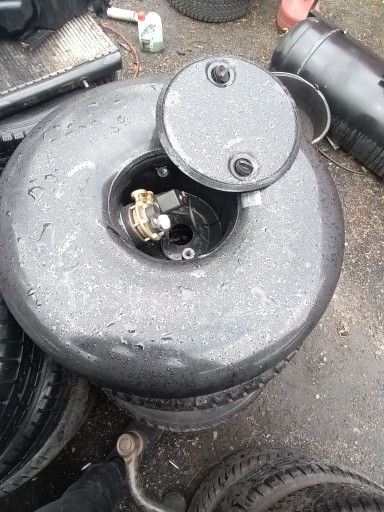 Газовый баллон емкостью 34 л с допуском, действительным до 2032/09 г.