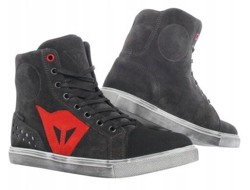 Туфлі Dainese Street Biker Lady D-WP 37 Carbon/Dark red