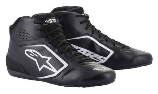 Взуття для картингу Alpinestars Tech 1-K START V2 чорно-білі розмір 47