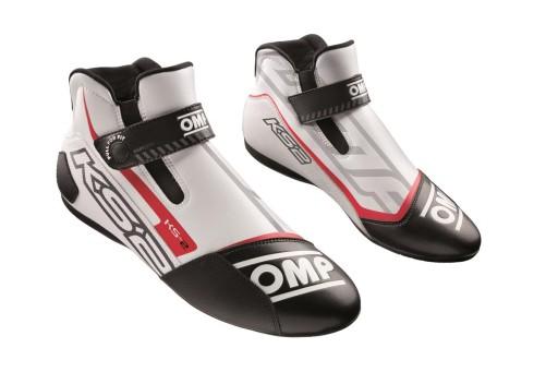 Картингові кросівки OMP KS-2 білі, 47 розмір