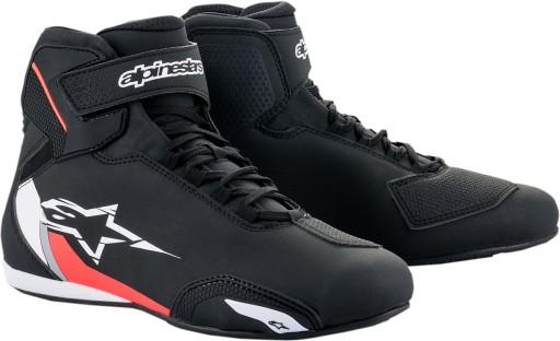 Мотоциклетні черевики Alpinestars Sector Black/White/Red 7