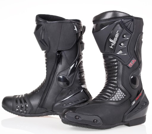 Мотоциклетные ботинки HUSAR X-TC PRO черные высокие спортивные R. 44